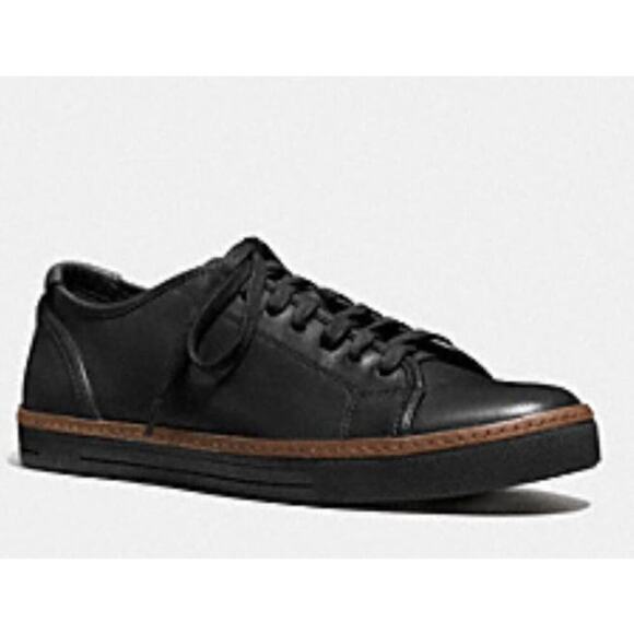 Coach York Lace Sneaker Black  size 10 - Picture 1 of 15